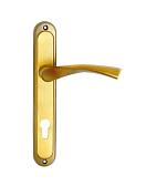 Дверная ручка на планке DAMX мод. 405L SB (матовое золото)