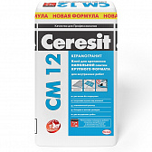 Клей плиточный Ceresit CM12 Керамогранит, 25кг