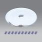 Комплект гибкого неона круглого белого 10 м 9,6 Вт/м 144 LED 2835 IP67 16мм LS003 220V